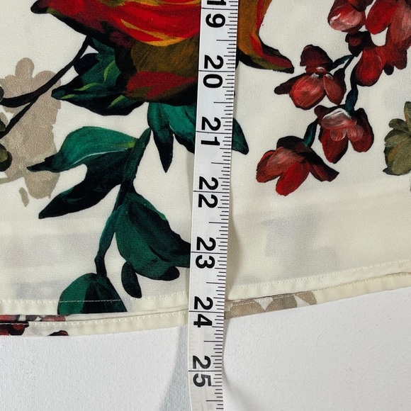 Express Multicolor Floral Blouse - Long Bell Sleeve Women’s Top XS - Picture 11 of 11